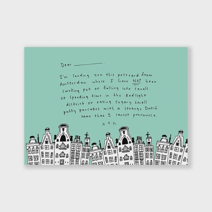 Amsterdam Postcard (Eat Mielies)