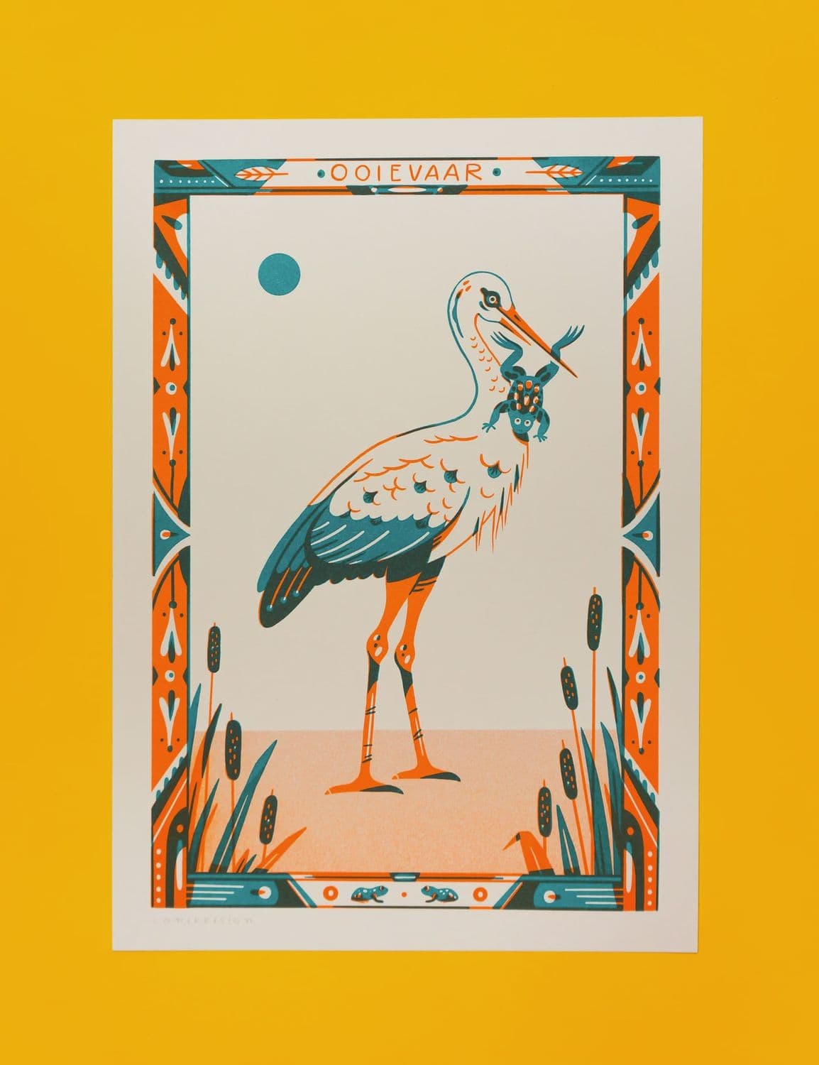 Ooievaar Riso Print A4