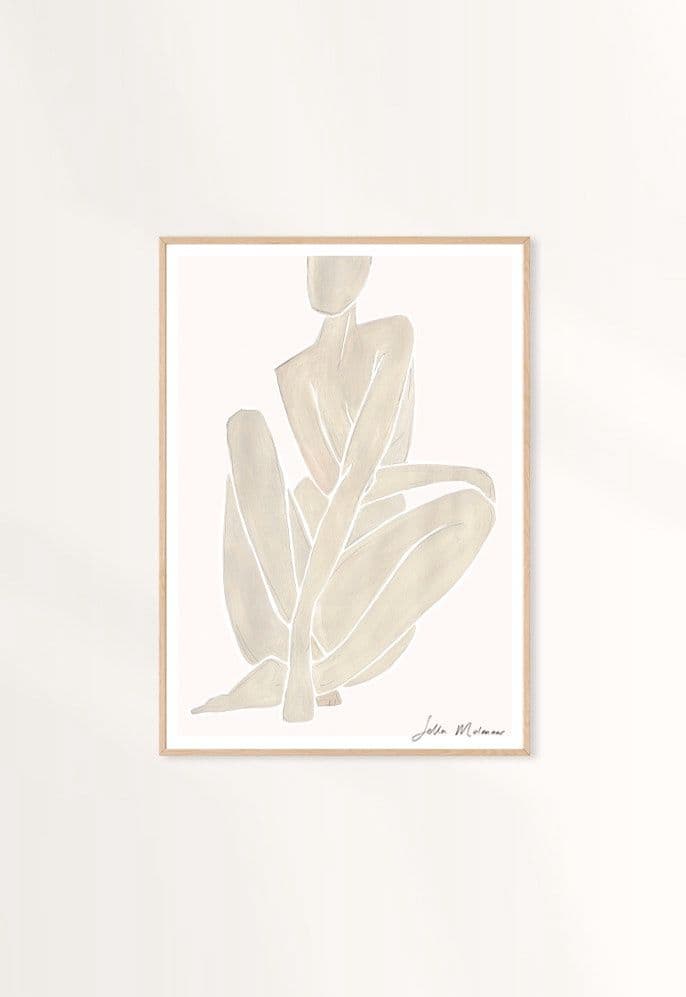 Print Bright Light Beige - A3