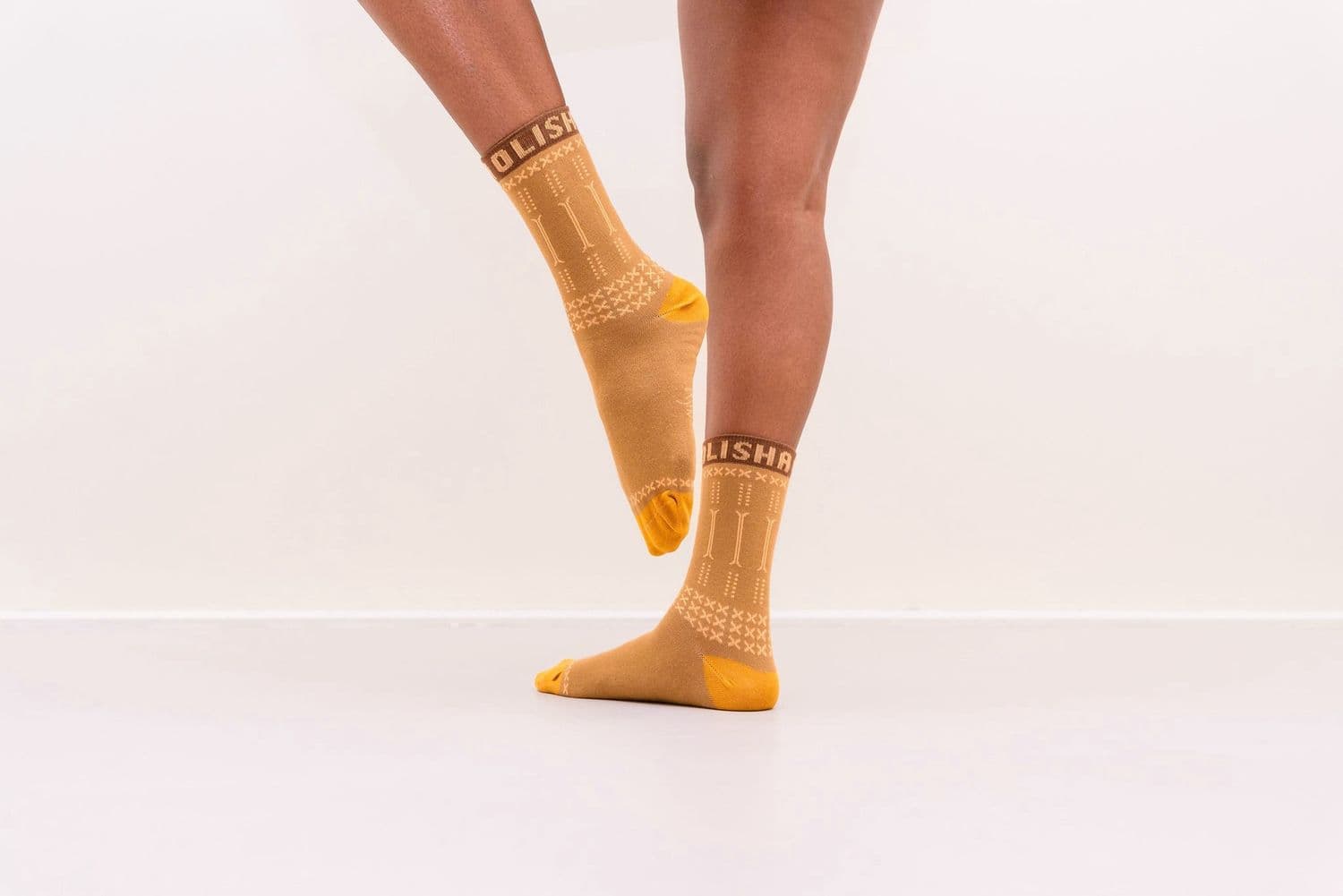 Olisha Socks - Neo — Bone Brown · 36-39